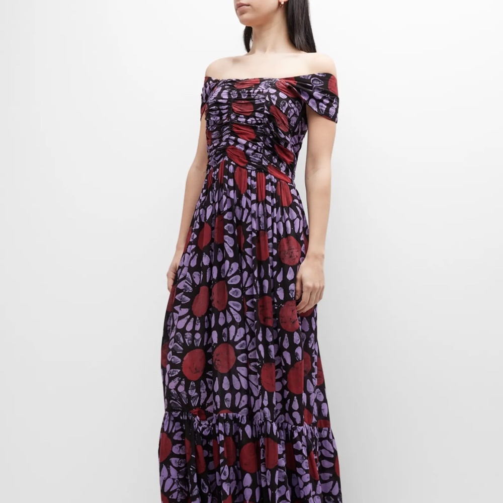 Busayo Olumide Square-Neck Cap-Sleeve Maxi Dress - Picture 5 of 6